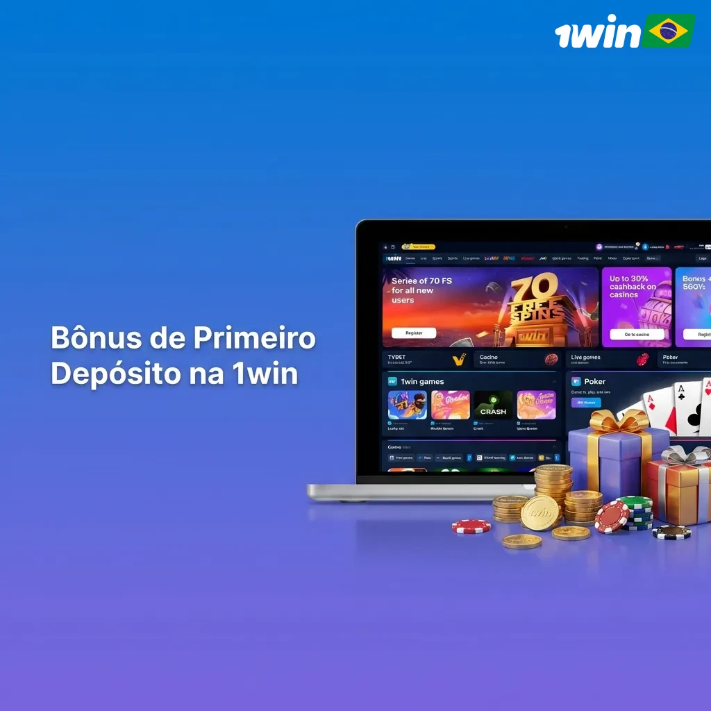Bônus de Primeiro Depósito na 1win