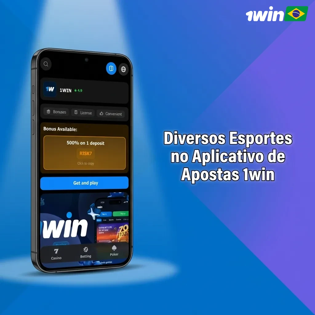 Diversos Esportes no Aplicativo de Apostas 1win