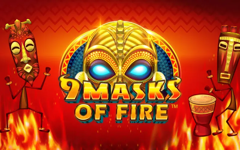 Sinta o calor de 9 Masks Of Fire na 1win hoje.