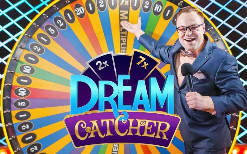 Gire a roda da fortuna Dream Catcher no oficial 1win.