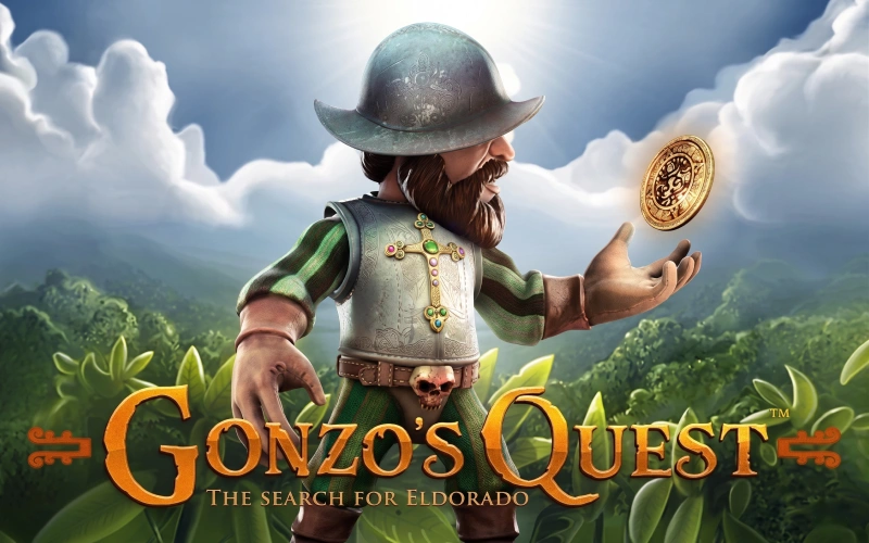 Busque tesouros perdidos em Gonzo's Quest no oficial da 1win.