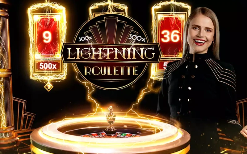 Aposte na famosa Lightning Roulette no cassino oficial da 1win.