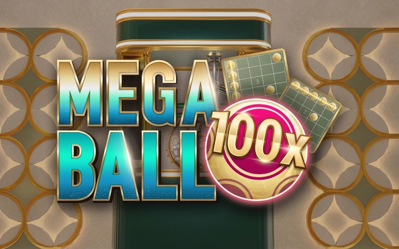 Acerte os números no Mega Ball do cassino oficial 1win.