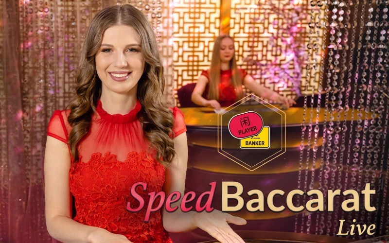 Jogue Speed Baccarat com dealers reais no cassino oficial 1win.