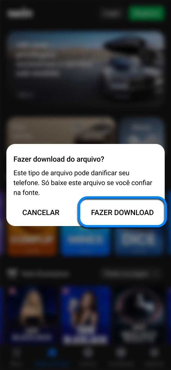 Confirme o download da 1win para garantir uma instalação rápida e sem complicações.