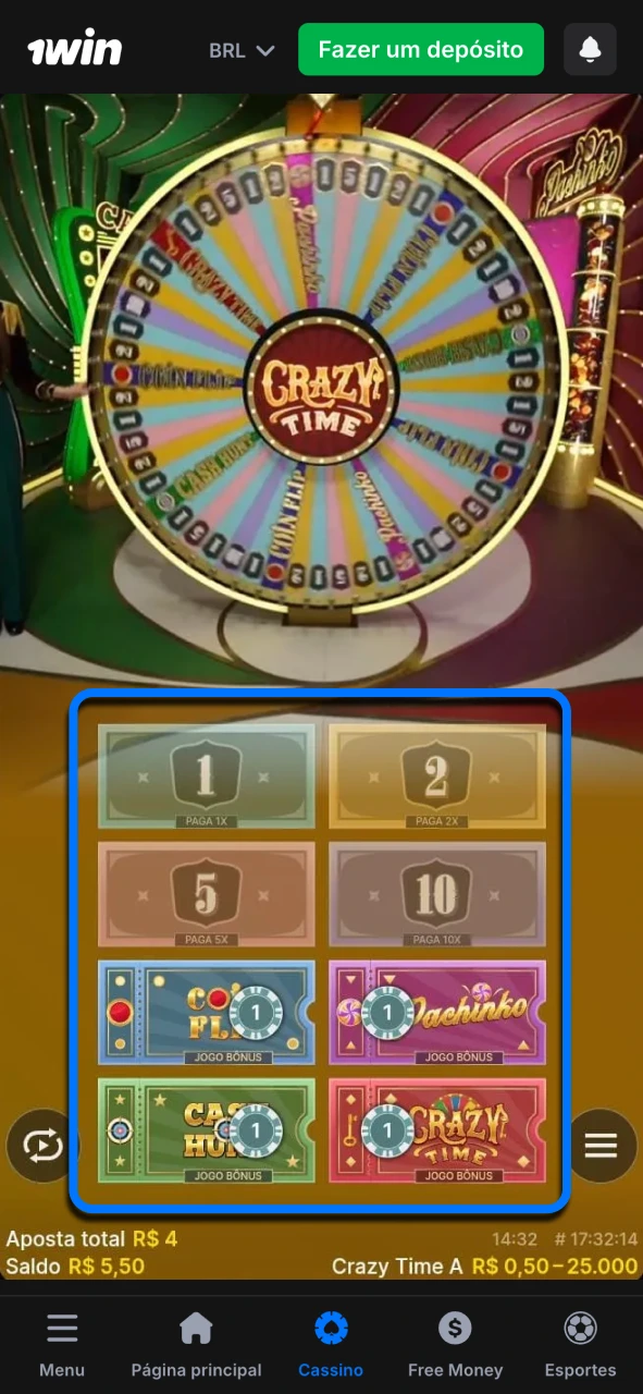 Faça sua aposta na 1win e receba ganhos automaticamente quando vencer.