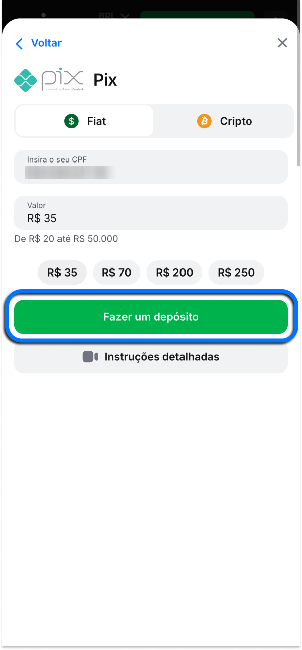 Faça um depósito na 1win e desbloqueie rapidamente todas as opções de jogo.