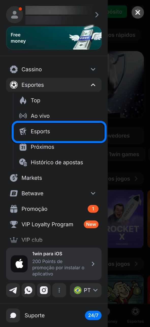 Acesse os eSports na 1win e descubra partidas de diversas modalidades.