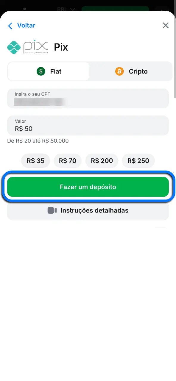 Faça um depósito na 1win e prepare seu saldo para novas apostas.