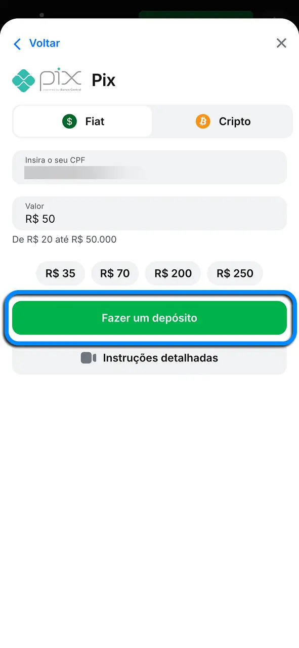 Adicione fundos na 1win para participar de ofertas vinculadas ao depósito.