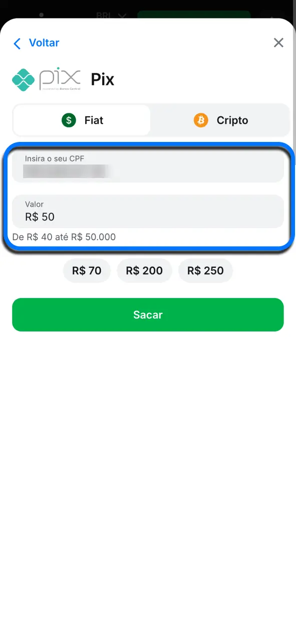 Preencha os dados na 1win e garanta uma solicitação sem erros.